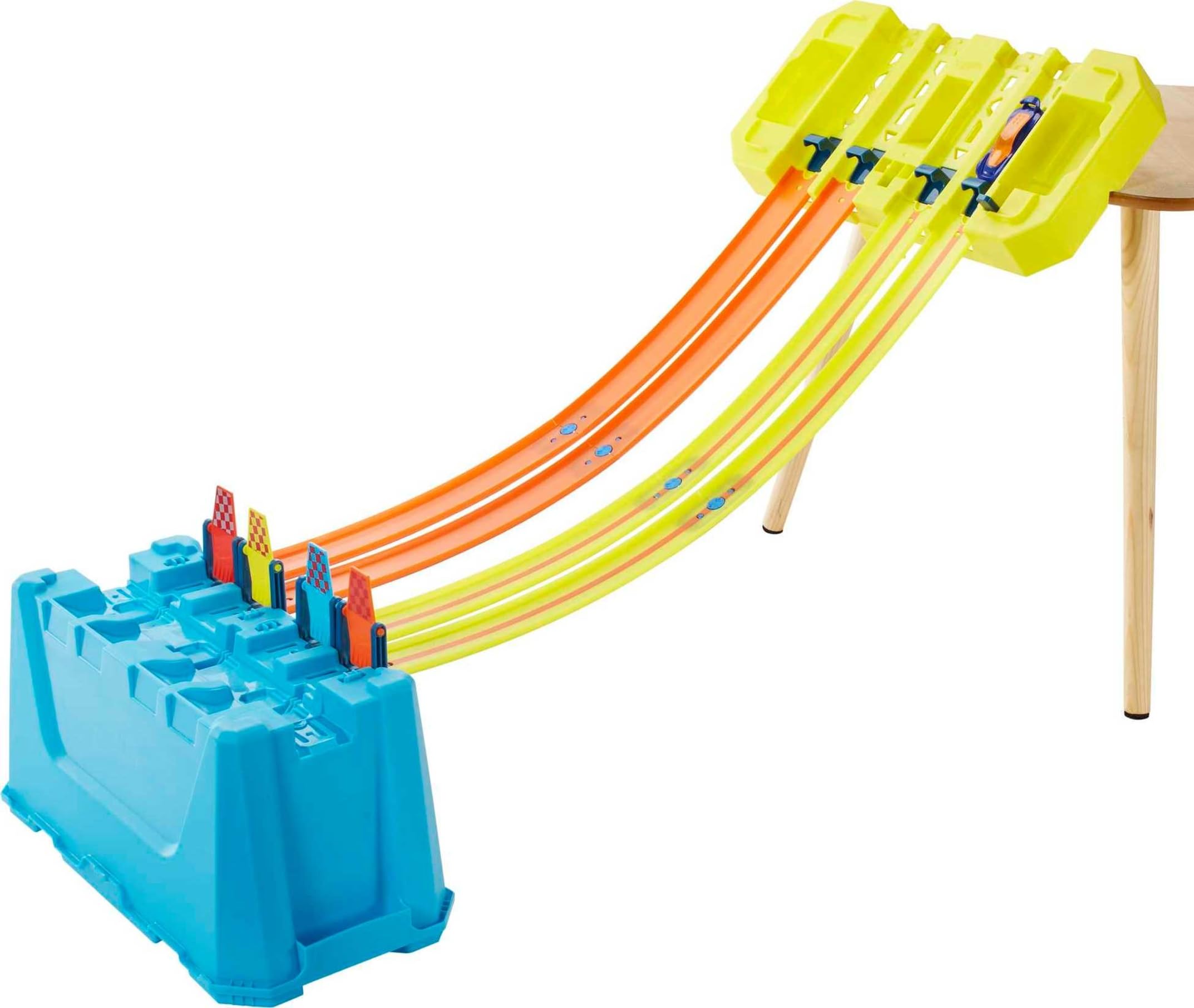 Amazon.com: Hot Wheels Toy Car Track Builder Playset, Multi-Lane